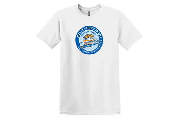 BC School Sports Boys Basketball Provincial Championships Tee With Team Names