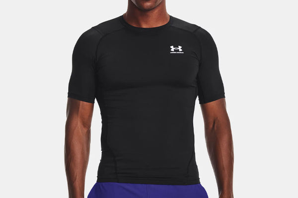 UA Youth HeatGear Armour Short Sleeve